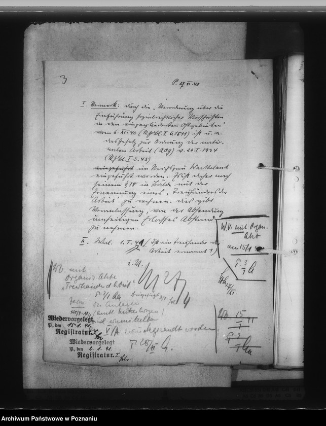 Obraz 7 z jednostki "Aufbau und Zuständigkeit der verschiedenen Verwaltungszweige. Reichstreuhänder der Arbeit"