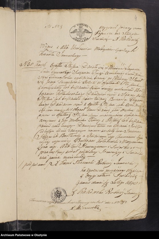 image.from.unit.number "Annexa z Parafii Janowieck[i]ej z Roku 1848"