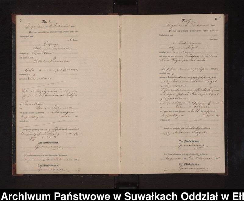 image.from.unit.number "Sterbe-Neben-Register des Preussischen Standes-Amtes Rydzewen Kreis Loetzen"