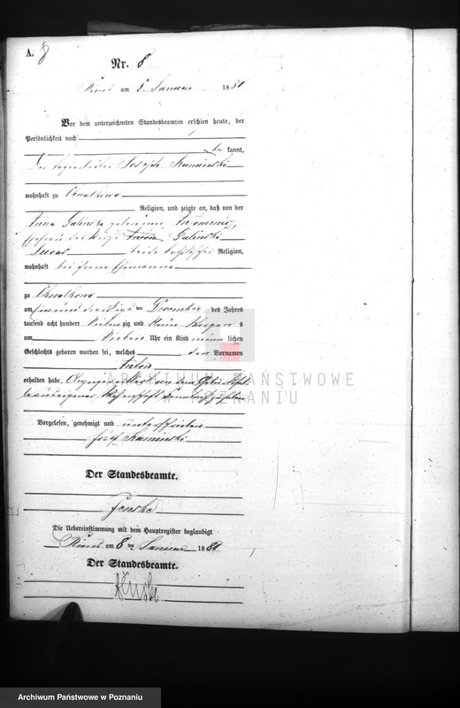 Obraz 10 z jednostki "Księga urodzeń"