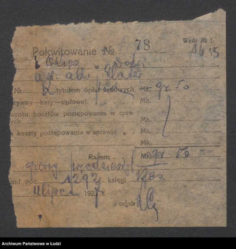 Obraz 17 z jednostki "Józef Bromberg – drobna sprzedaż skór"