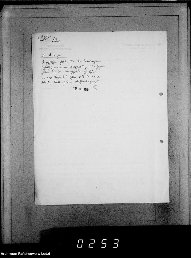 Obraz 16 z jednostki "161-195 [Wnioski ludności nieżydowskiej wysiedlonej z Getta o zwrot rzeczy pozostawionych w dawnym miejscu zamieszkania]"