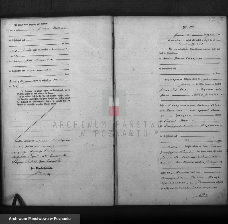 Obraz 15 z jednostki "Księga małżeństw"