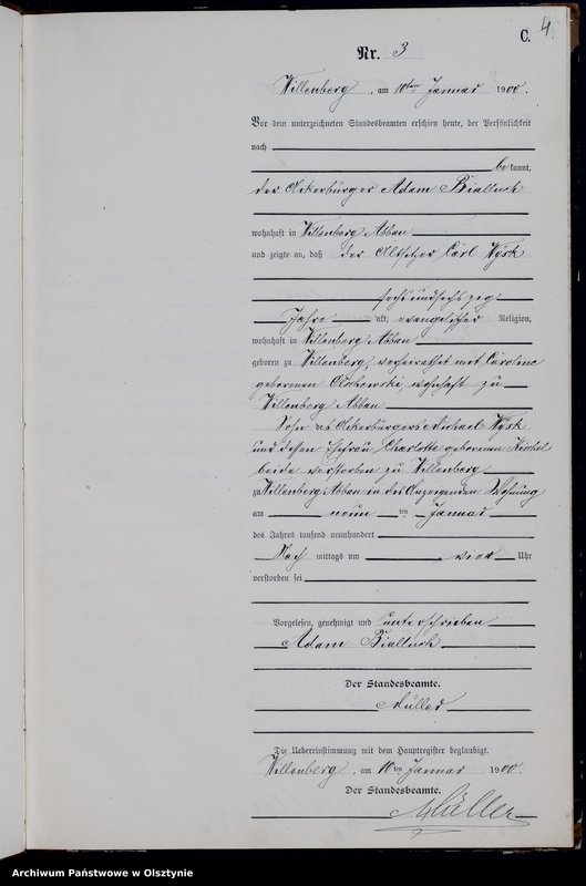 image.from.unit.number "Sterbe-Neben-Register Nr 1 - 62"