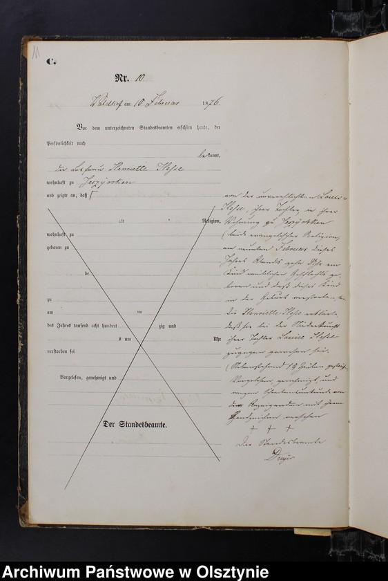 image.from.unit.number "Sterbe-Haupt-Register Nr 1 - 85"