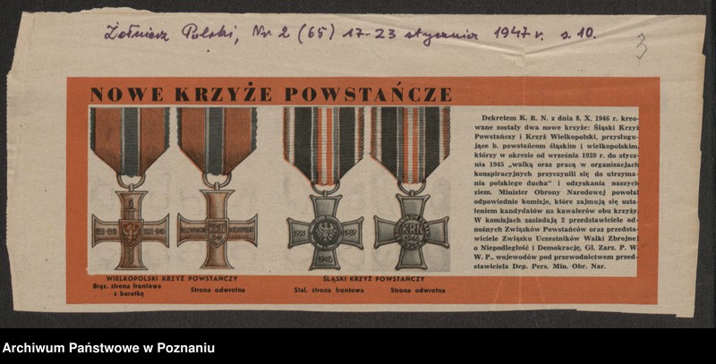 Obraz 6 z jednostki "Odznaczenia medalem za "Zwycięstwo i Wolność""