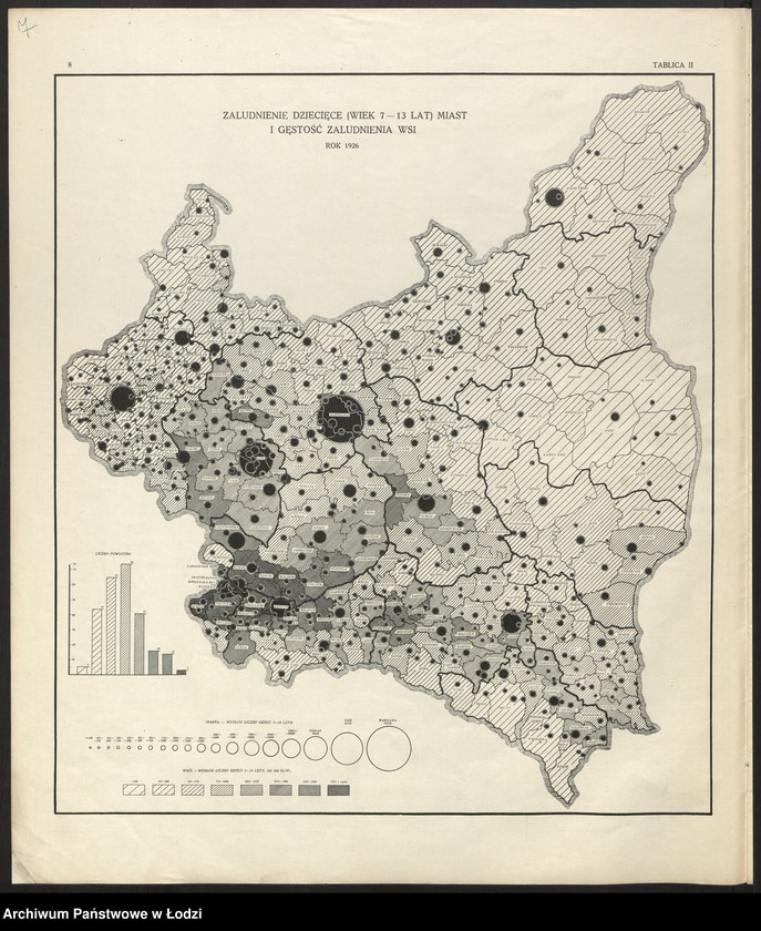 Obraz 9 z jednostki "Atlas szkolnictwa powszechnego Rzeczypospolitej Polskiej. Opracował Marian Falski, Warszawa 1929"