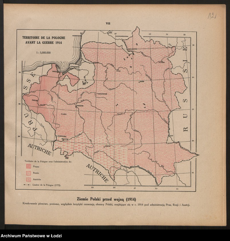 Obraz 14 z jednostki "Polski atlas kongresowy, Lwów, Warszawa 1921"