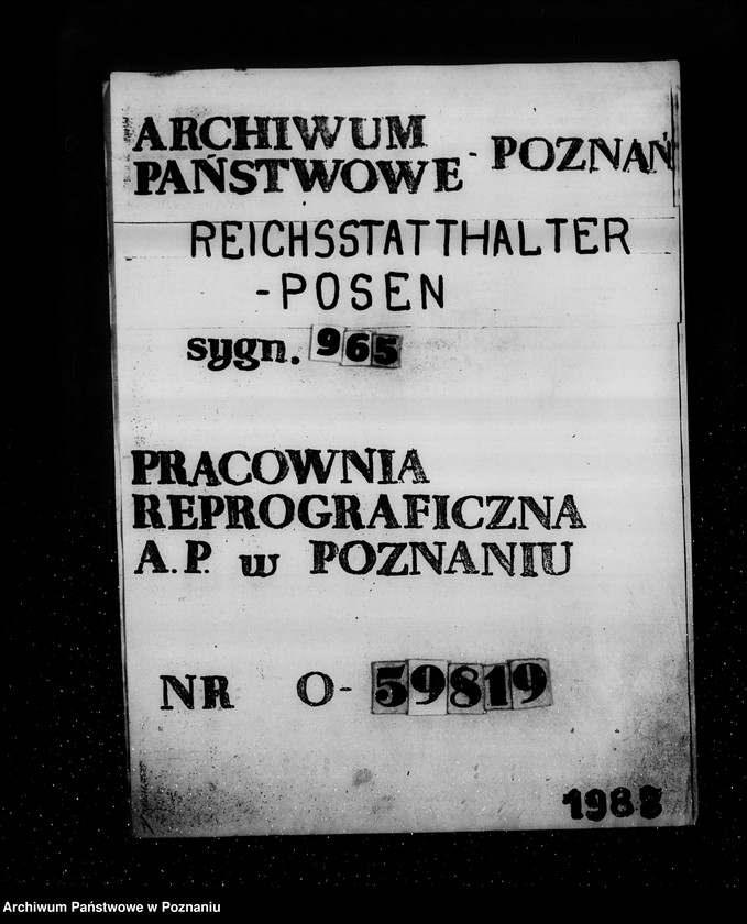 Obraz 1 z jednostki "Podania o odznaczenia dla urzędników z terenu działalności rejencji łódzkiej"