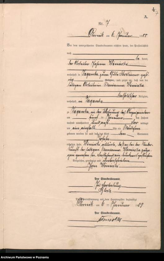 image.from.unit.number "Księga wtóropisów urodzeń [Rejestr poboczny urodzeń]"