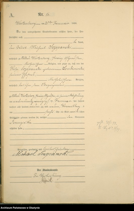 image.from.unit.number "Geburts-Haupt-Register Nr 1 - 181"