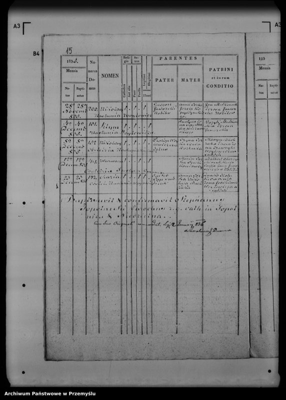 Obraz 19 z jednostki "[Kopie ksiąg metrykalnych parafii Topolnica z filią Niedzielna (dekanat Rozłucz)]"