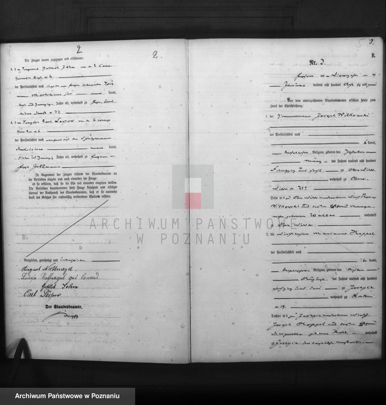 Obraz 4 z jednostki "Księga małżeństw"