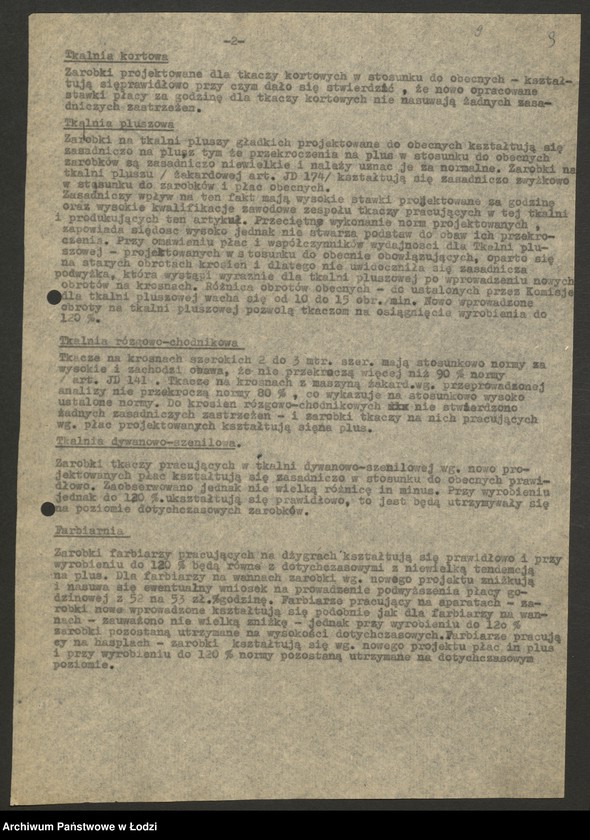 Obraz 10 z jednostki "Reforma płac; protokoły z zebrań zakładowych"