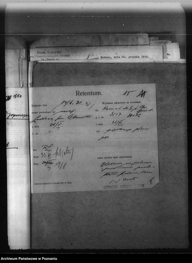 Obraz 20 z jednostki "Majętność leśna Łukowo powiat obornicki"