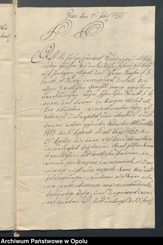 image.from.unit.number "Korespondencja między urzędem biskupim a Fundacją Kolegiaty św. Jakuba w Nysie [Ekstrakty dokumentów z 1477 i 1660 r.]"