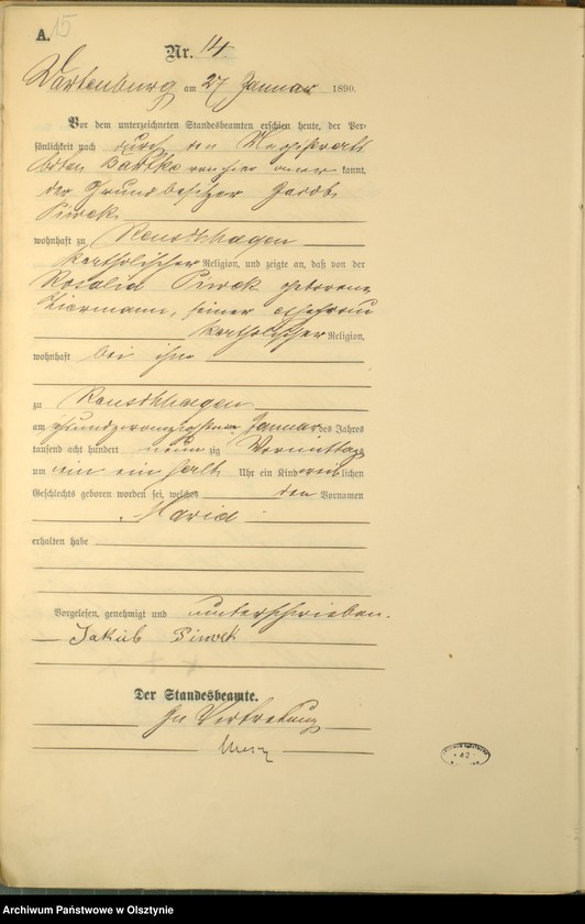 image.from.unit.number "Geburts-Haupt-Register Nr 1 - 213"