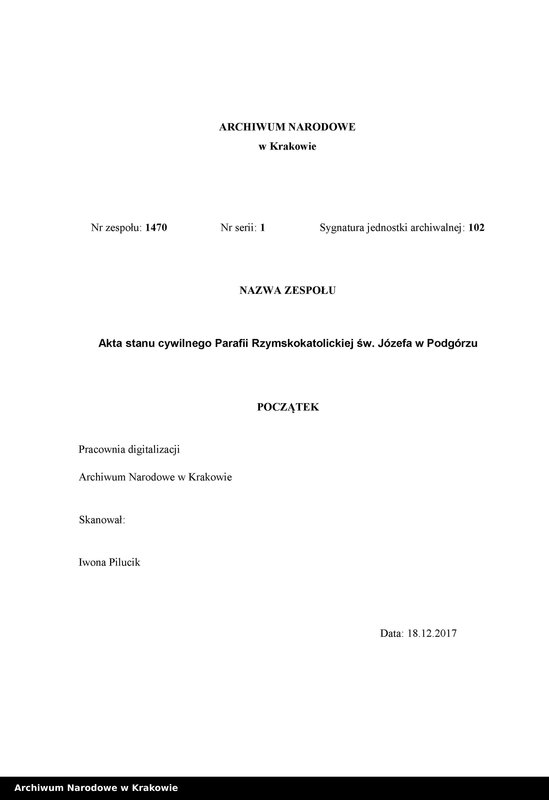 Obraz 1 z jednostki "Indeks do księgi urodzeń"