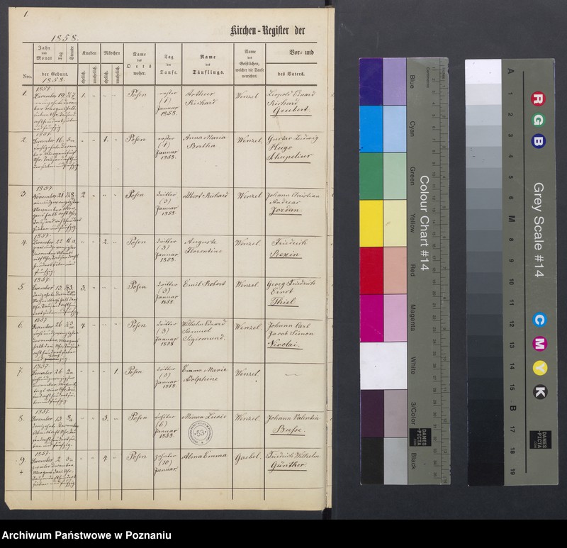 Obraz 3 z jednostki "[Akta urodzeń i chrztów, ślubów, zgonów]"