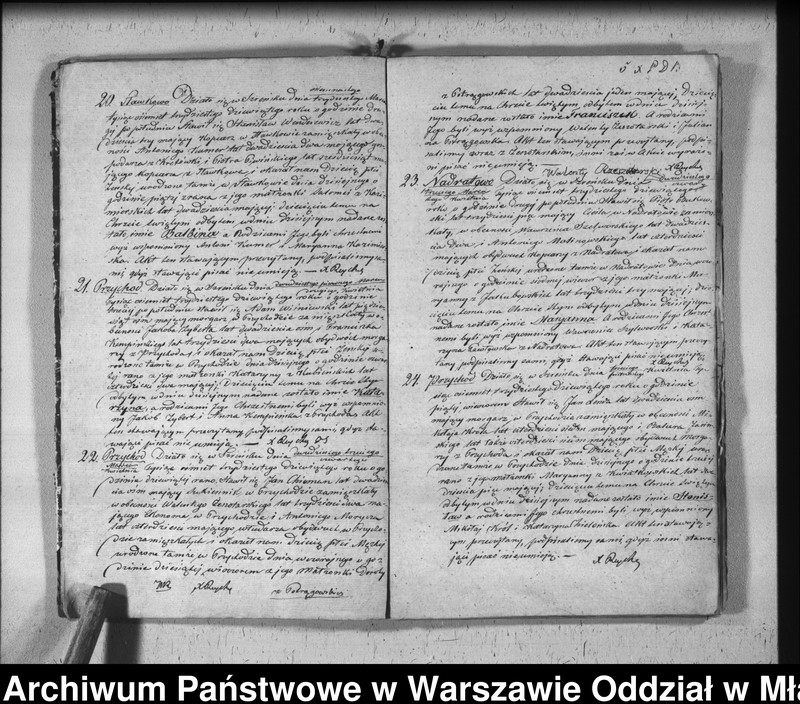 Obraz 7 z jednostki "Akta urodzeń, małżeństw i zgonów"