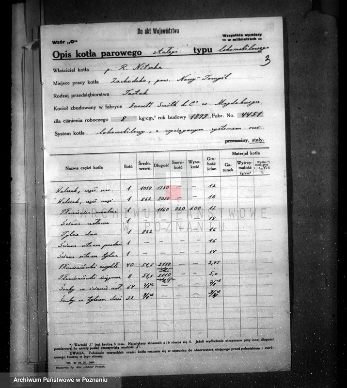 Obraz 7 z jednostki "Tartak R. Nitsche w Zachodzku, pow. nowotomyski nr woj. 521"