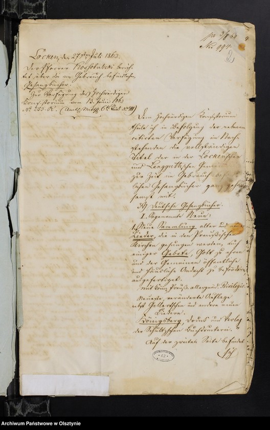 image.from.unit "Deutsche und polnische Gesangbücher in der Diözese Osterode"