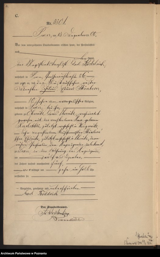 Obraz 6 z jednostki "Księga miejscowa zgonów tom VII"