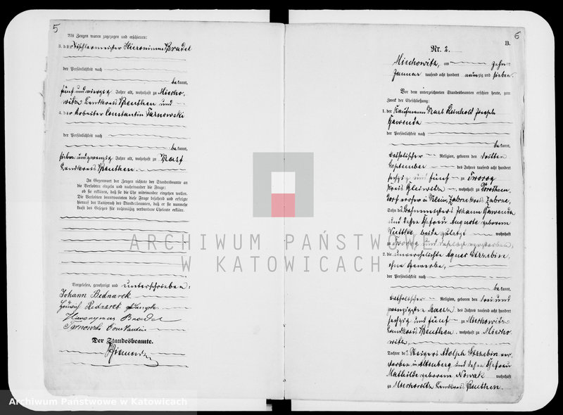 image.from.unit.number "Księga małżeństw za rok 1897 [nr 1 - 102]"