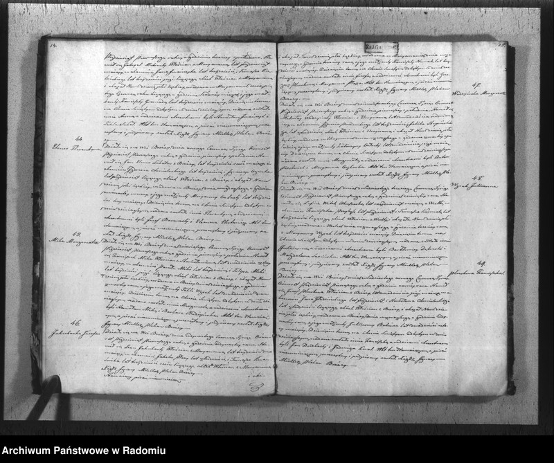 Obraz 10 z jednostki "Duplikat akt religijno cywilnych urodzonych, zaślubionych i zmarłych parafii Brzóza na rok 1851"