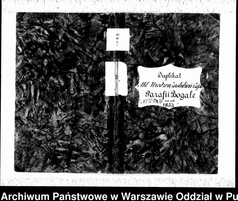 Obraz 2 z jednostki "Akta urodzeń, małżeństw i zgonów"