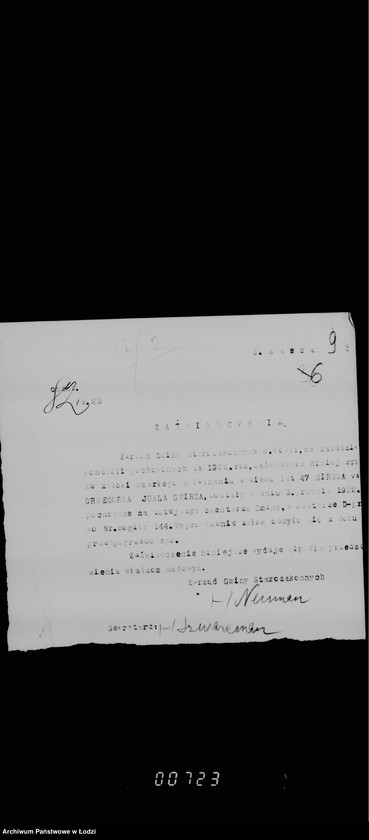 Obraz 13 z jednostki "Zaświadczenia"