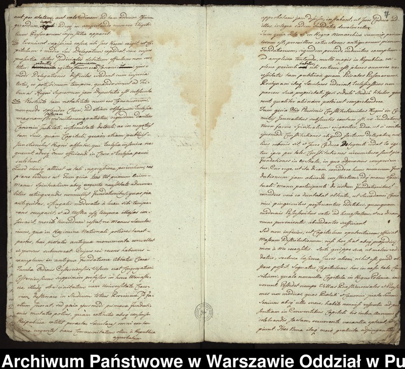 image.from.unit.number "Koncepty i minuty pism biskupa płockiego Krzysztofa Hilarego Szembeka w sprawie konfliktu z kapitułą katedralną o zniesienie dziewięciu kanonii i przyłączenie niektórych prebend do dóbr kapituły"