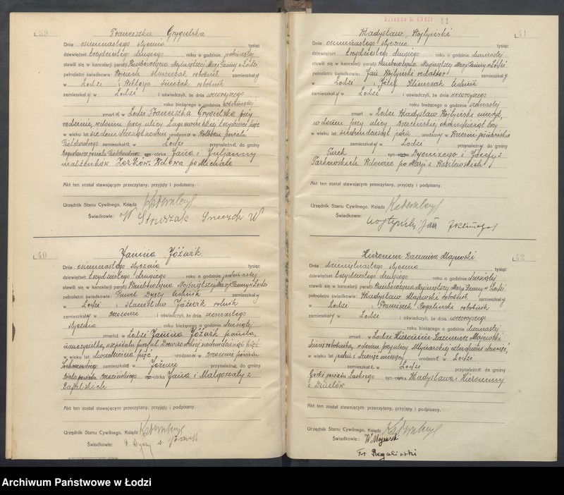 Obraz 13 z jednostki "Akta zgonów"