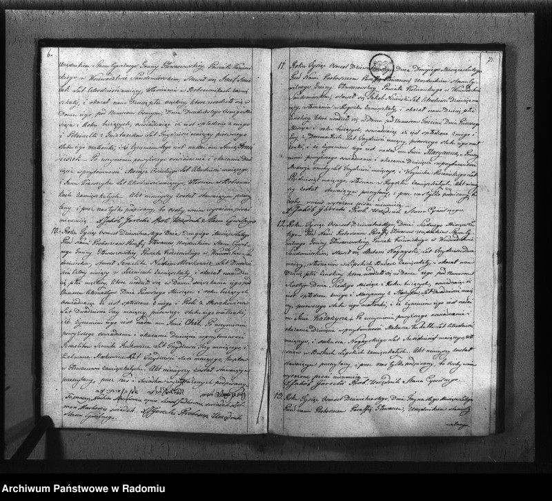 image.from.unit.number "Księga akt cywilnych gminy Głowaczew na rok 1819"