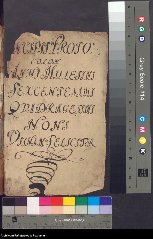 Obraz 4 z jednostki "Protocolon officii consularis Posnaniensis."