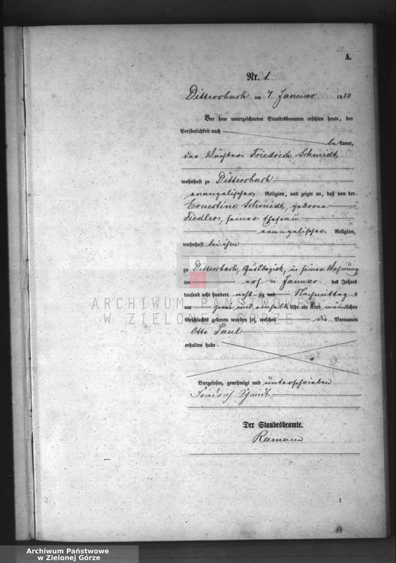 Obraz 4 z jednostki "[Księga aktów urodzeń]"