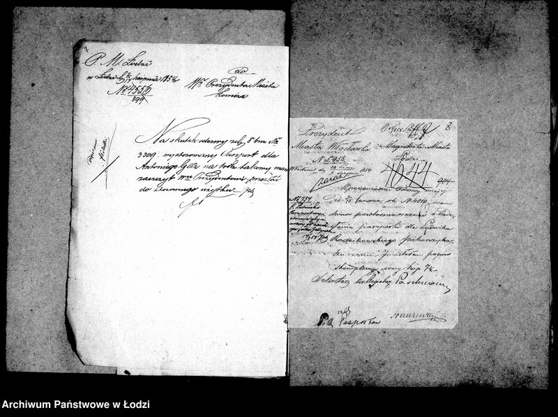 Obraz 10 z jednostki "Akta w przedmiocie paszportów"