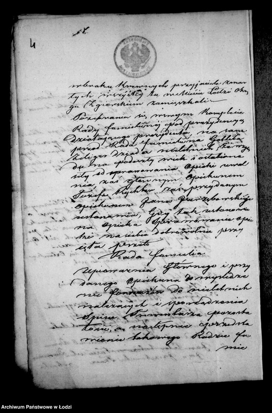 Obraz 8 z jednostki "Akta tyczące się ustanowienia opieki nad nieletnimi Augustem, Karolem, traugotem i Frydrychem Gustawem Zeliger po zmarłym Auguście i Magdalenie z Maszków małżonkach Zeliger"