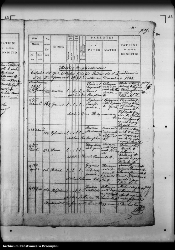 Obraz 15 z jednostki "[Kopie ksiąg metrykalnych parafii Mościska z filiami Lipniki, Rudniki, Zawada (dekanat Mościska)]"