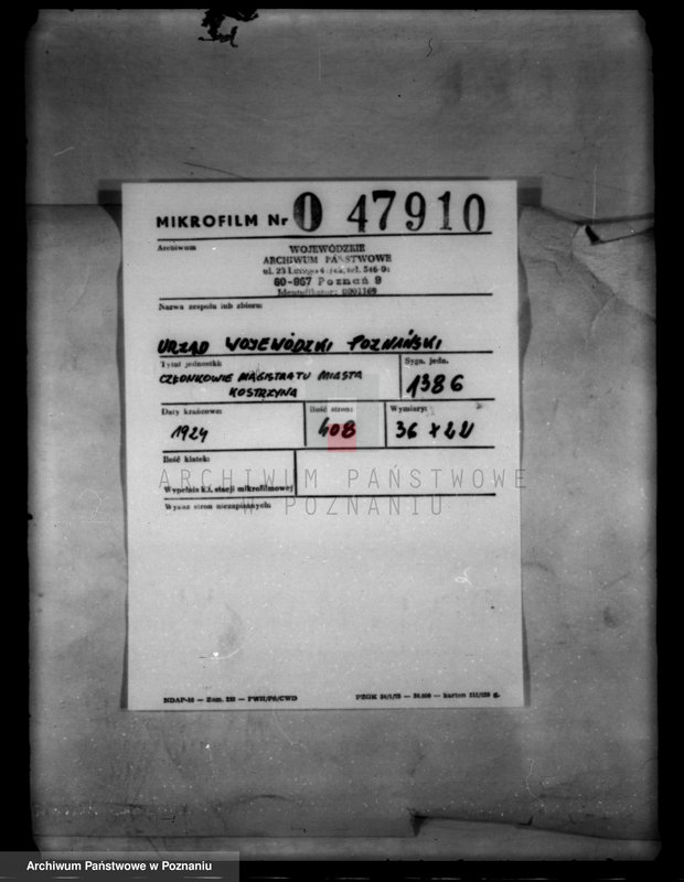 Obraz 2 z jednostki "Członkowie magistratu miasta Kostrzyna"