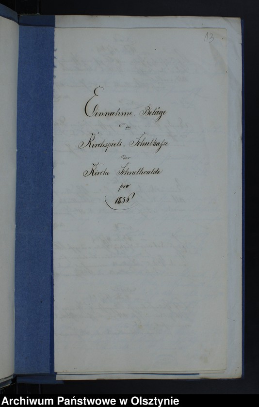 image.from.unit.number "Einnahme Beläge der Kirchspiels Schulkasse"