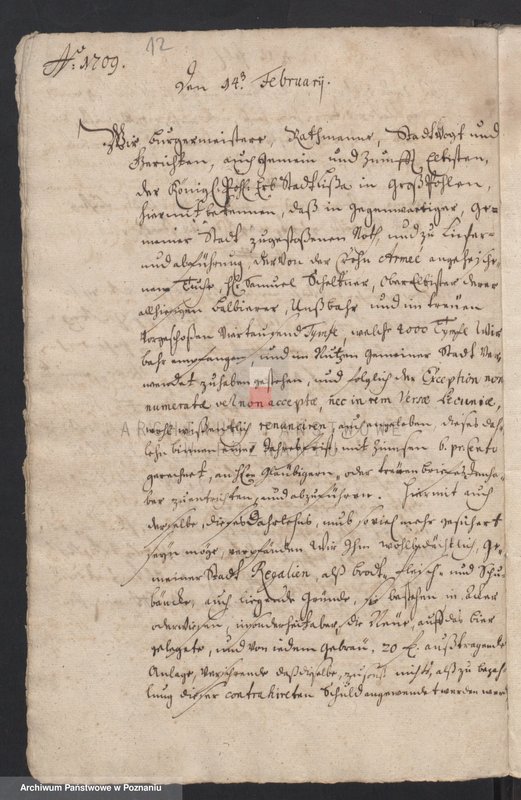 Obraz 14 z jednostki "Ratsprotokoll; język niemiecki"