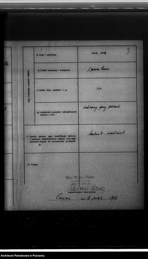 Obraz 7 z jednostki "/Plan urządzenia młyna wodno-elektrycznego w Poznaniu ul. Gnieźnieńska 47/"