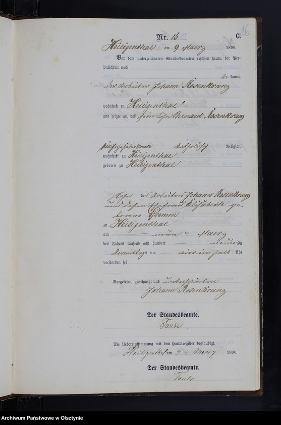 image.from.unit.number "Sterbe-Neben-Register Nr 1 - 45"