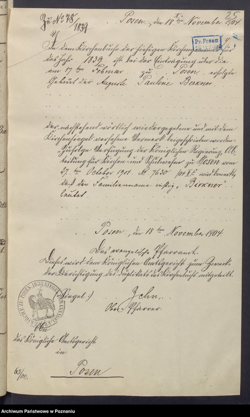 Obraz 17 z jednostki "[Akta urodzeń i chrztów, zgonów i pogrzebów, zapowiedzi i ślubów]"