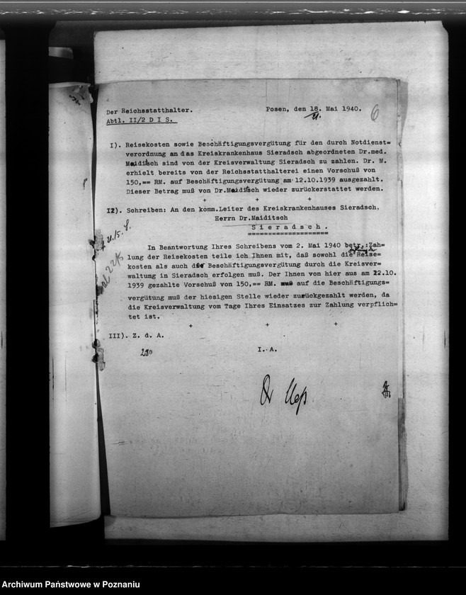 Obraz 10 z jednostki "Notdienstverpflichtung der Ärzte"