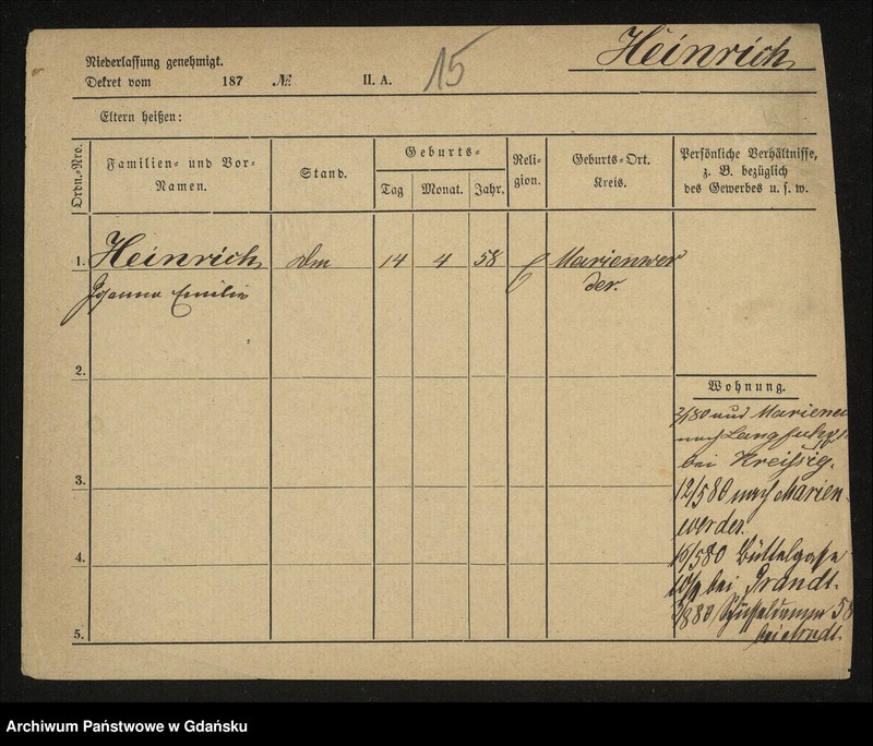 image.from.unit.number "Karty meldunkowe: Heinrich"