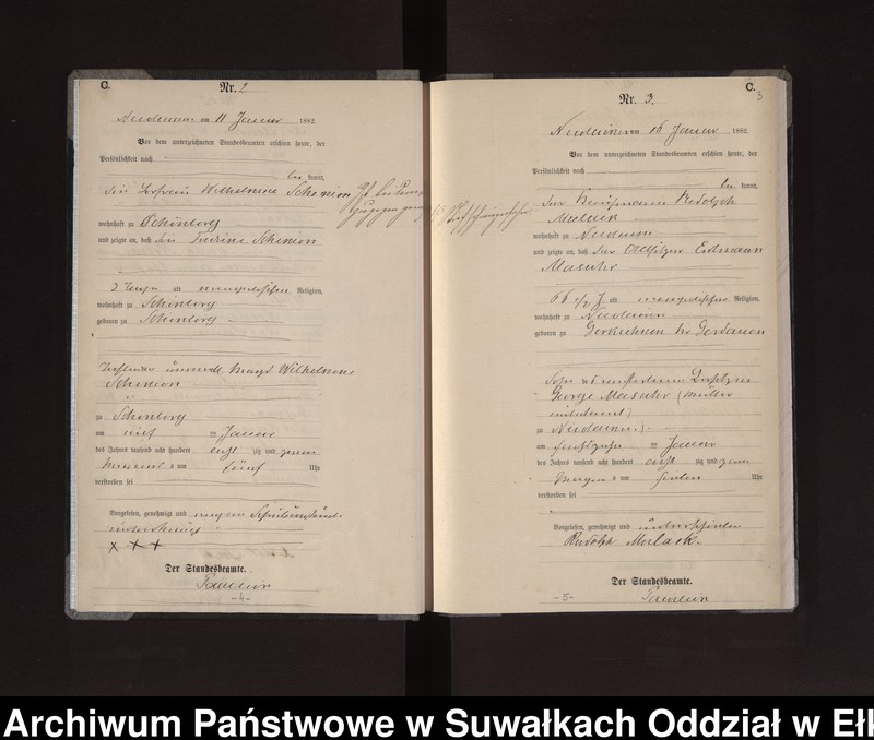 image.from.unit.number "Sterbe-Haupt-Register des Königlich Preussischen Standes-Amtes Stadt Nicolaiken Kreis Sensburg"