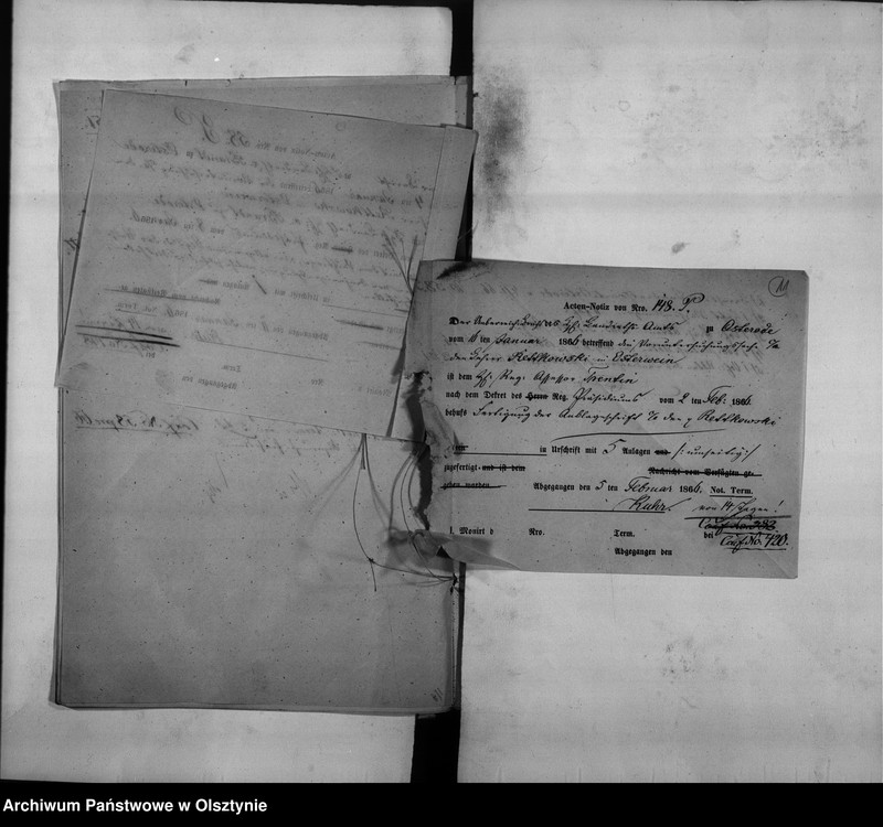 image.from.unit.number "Disciplinar-Untersuchung gegen den Lehrer Rettkowski [Johann] in Osterwien Kreis Osterode"