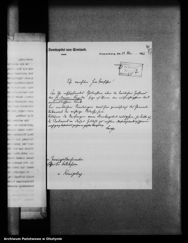 image.from.unit.number "Frauenburg, Heiligen Geist-Hospital und Armeekapelle"